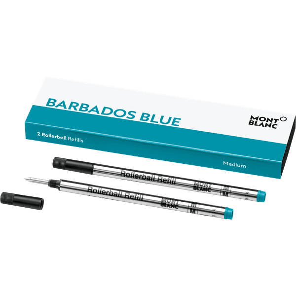 2-recambios-M-para-rollerball-Barbados-Blue