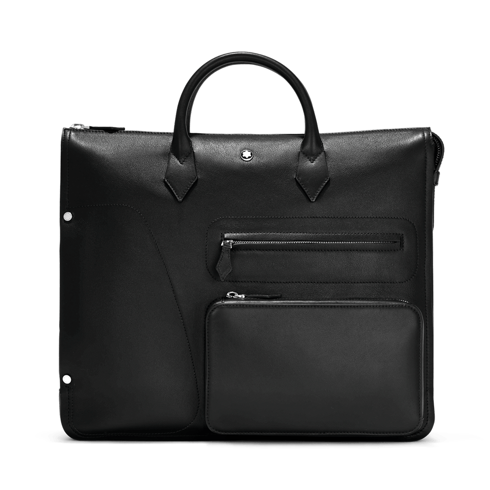 Bolso 24 horas Louis Vuitton en cuero negro